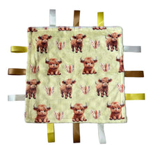 Charger l'image dans la galerie, Doudou étiquettes vaches highland