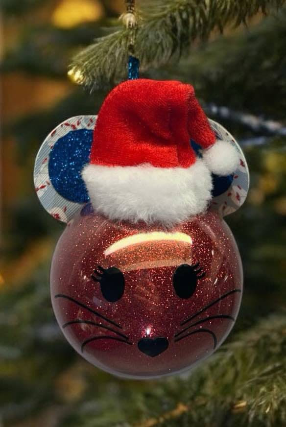 Boule de Noël souris