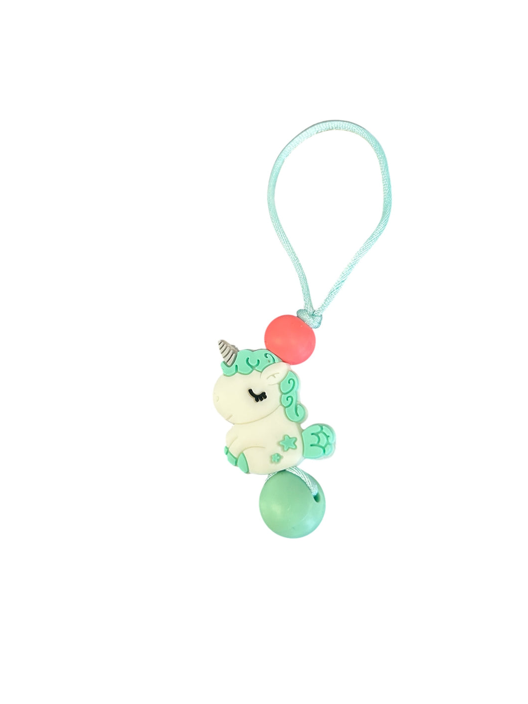 Attache zip licorne menthe
