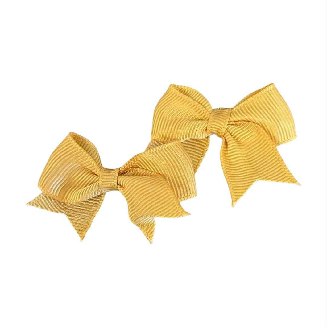 Paire (2) de petites boucle ocre