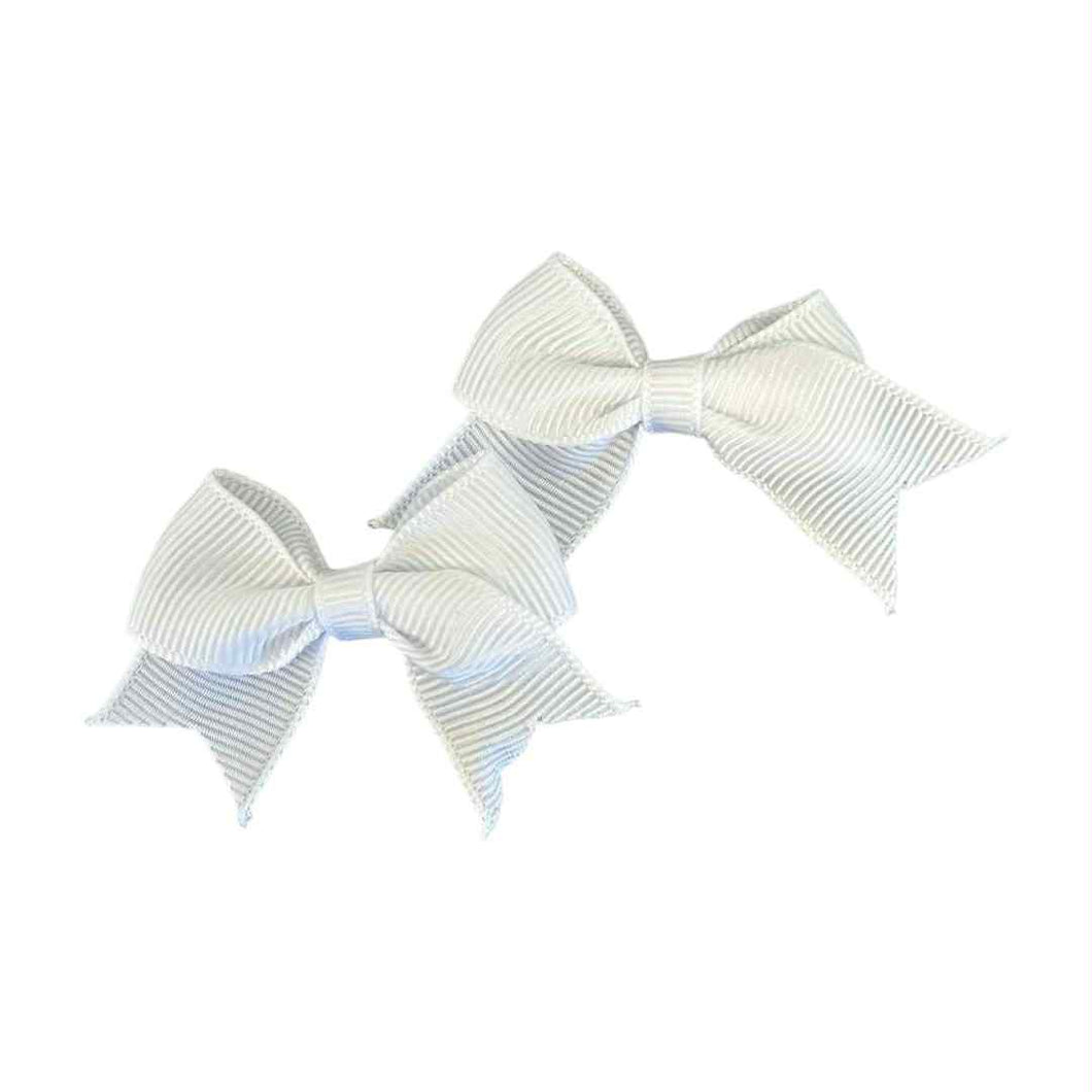 Paire (2) de petites boucle blanche