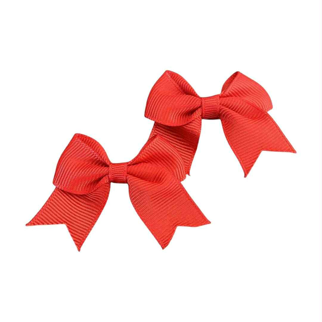 Paire (2) de petites boucle rouge