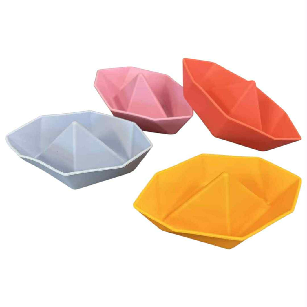 Jouet pour le bain - ensemble de 4 bateaux colorés