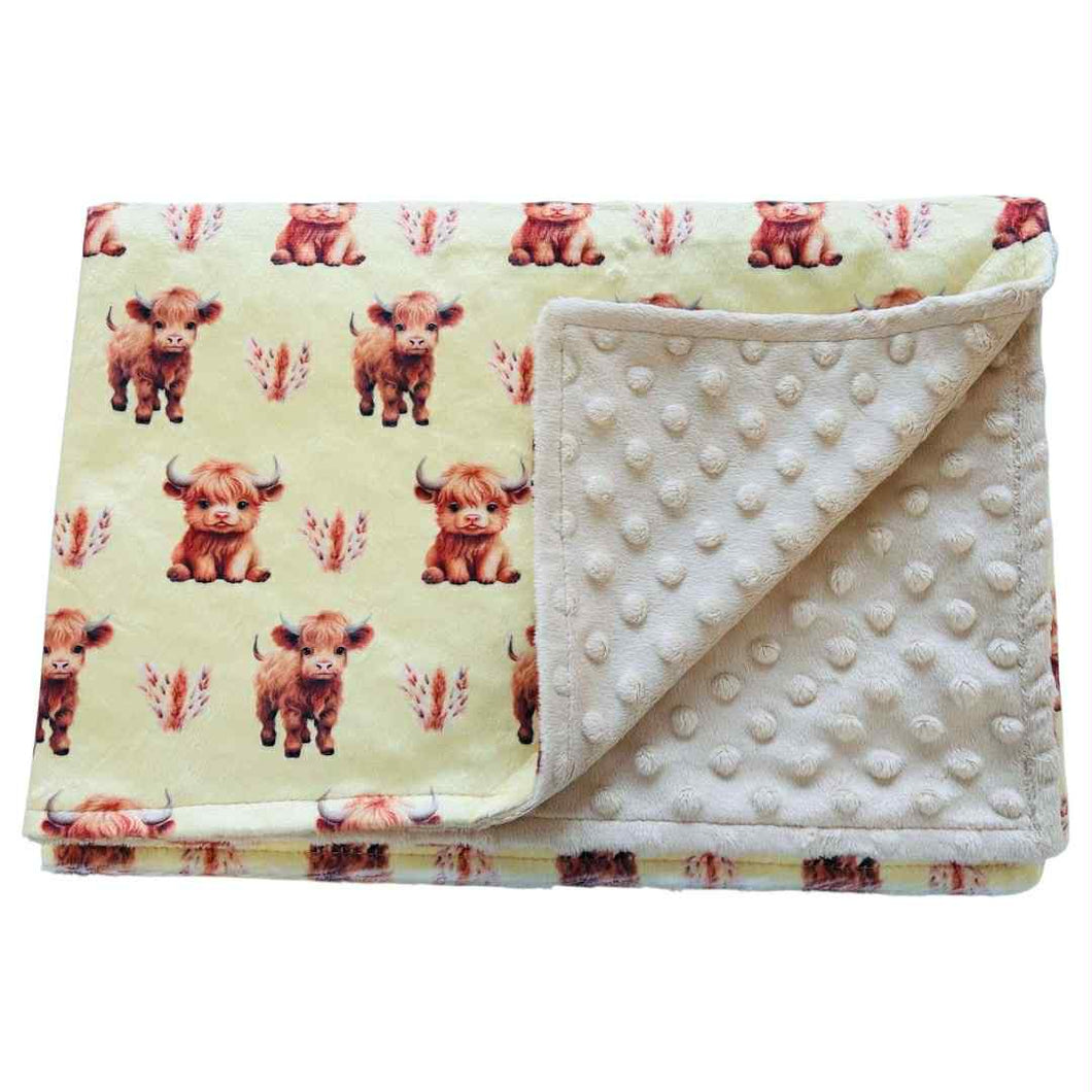 Minky vache highland