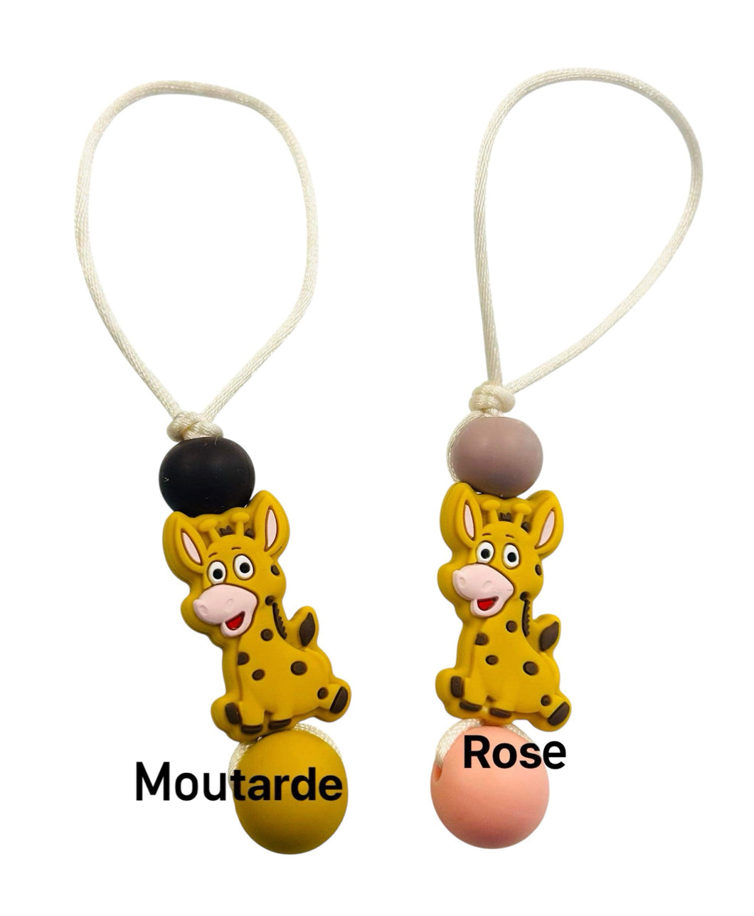 Attache zip girafe
