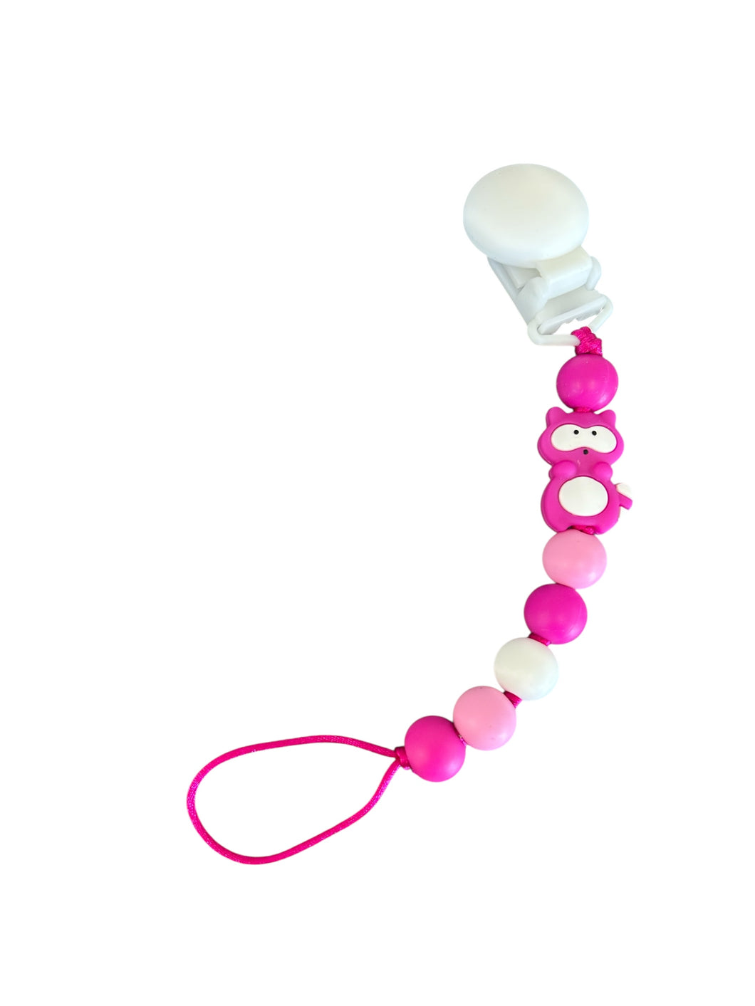 Attache suce raton fushia